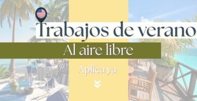 Trabajos de verano al aire libre en hostelería