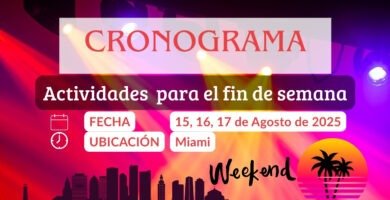 Actividades en Miami el fin de semana