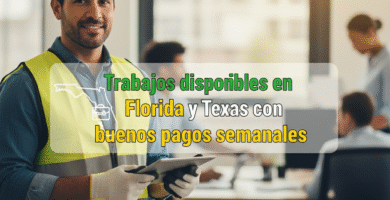 Trabajos disponibles en Florida y Texas con buenos pagos semanales
