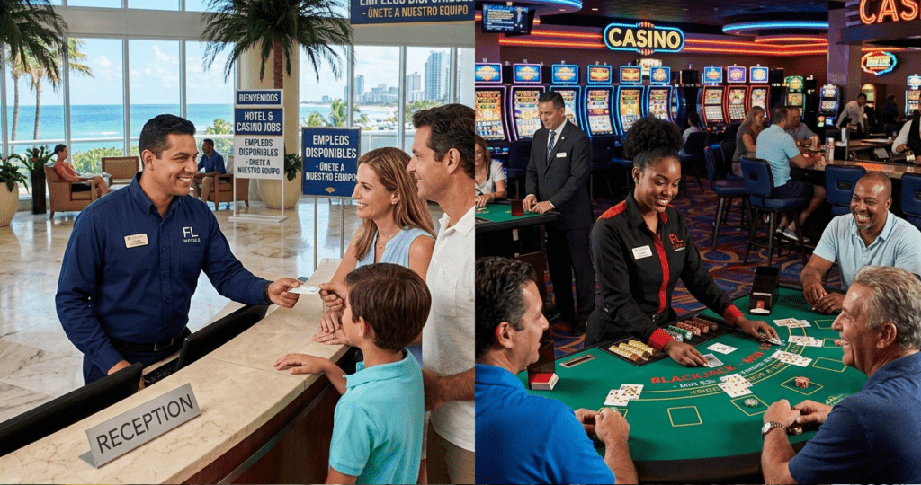 Empleos en Hoteles y Casinos Florida Guía 2026
