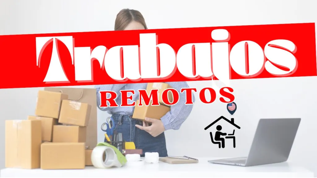 Trabajos remotos desde casa probando productos.